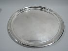 Cartier American Large and Modern Sterling Silver Tray