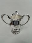 Antique American Art Nouveau Sterling Silver Loving Cup
