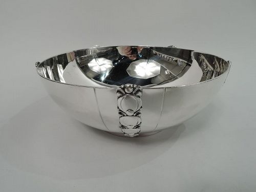 Tiffany American Art Deco Sterling Silver Tomato Bowl C 1945