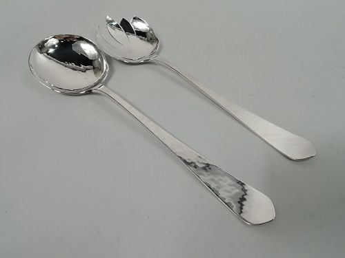 Kalo American Modern Salad Serving Pair in Rare Norse Line