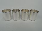 Set of 4 Gorham Newport Sterling Silver Mint Julep Cups