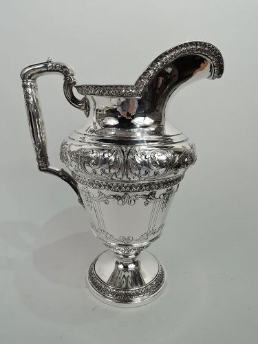 International Marie Antoinette Sumptuous Sterling Silver Water Pitcher