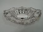 Antique American Edwardian Rococo Sterling Silver Bowl