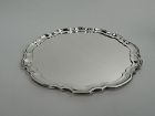 Tiffany Traditional Georgian Sterling Silver Tray with Heavy Weight