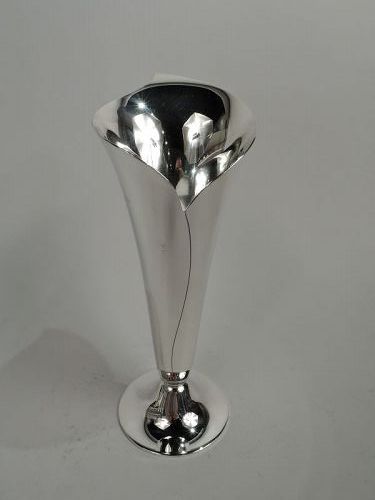 Classic Tiffany Midcentury Modern Abstract Calla Lily Vase