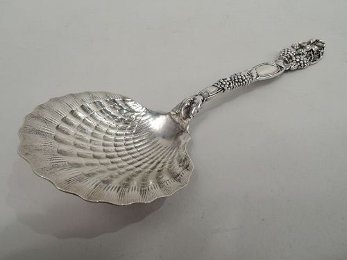 Antique Tiffany Blackberry Sterling Silver Berry Spoon