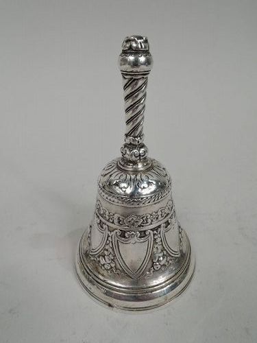 Antique Tiffany Edwardian Regency Sterling Silver Bell