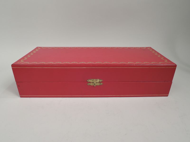 Set of 4 Cartier Sterling Silver Mint Juleps in Leather-Bound Case