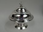 Ball, Black New York Aesthetic Sterling Silver Butter Dish C 1865