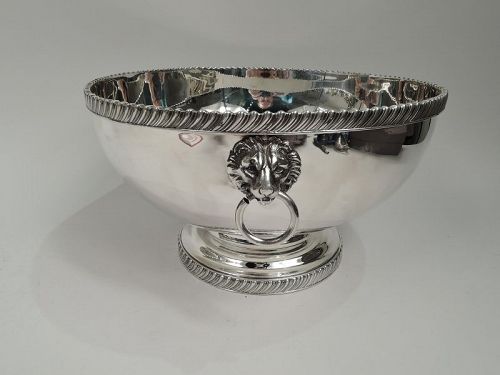 Cartier Traditional Georgian Sterling Silver Centerpiece Bowl