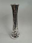 Beautiful Tall American Art Nouveau Sterling Silver Vase