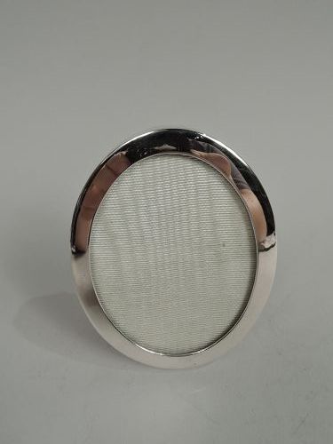 Tiffany American Modern Small Oval Sterling Silver Picture Frame