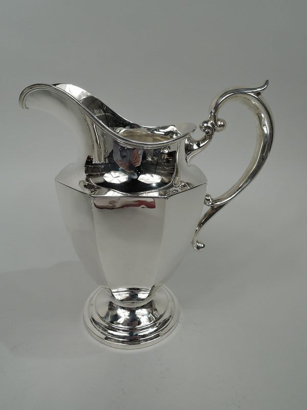 Antique French Belle Epoque Classical Silver Tea Urn (item #1472223)