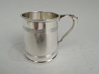 Antique English Georgian Sterling Silver Baby Cup by Walker & Hall
