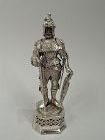 Antique German Silver Gilt Renaissance Knight Figure