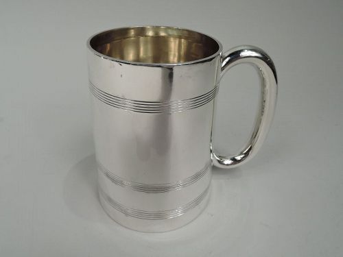 Antique English Victorian Georgian Sterling Silver Baby Cup