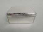 Tiffany American Modern Classical Sterling Silver Box C 1927