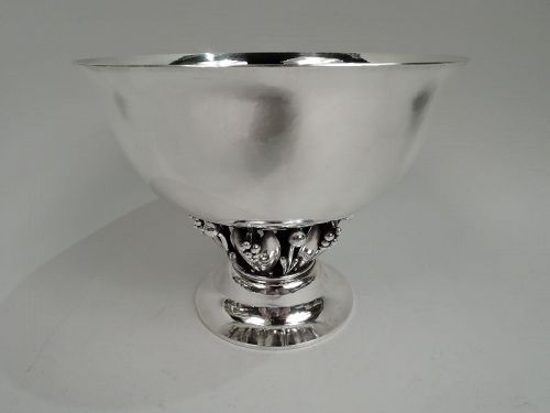 Georg Jensen Danish Modern Sterling Silver Footed Bowl