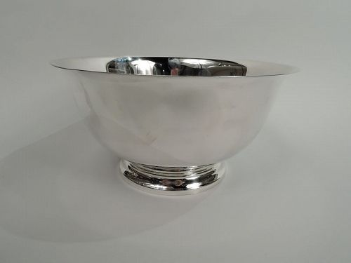 Tiffany Large and Traditional Sterling Silver Revere Trophy Bowl