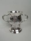 Antique Tiffany Art Nouveau Sterling Silver Urn Vase