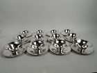 Tiffany American Modern Dessert Set for 12 with Bowls and Plates