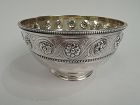 Antique English Victorian Classical Sterling Silver Bowl 1869