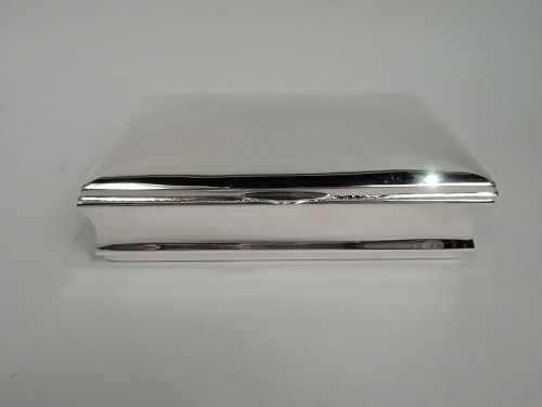 Stylish Midcentury Modern Sterling Silver Box