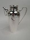 Tiffany American Art Deco Sterling Silver Cocktail Shaker C 1925