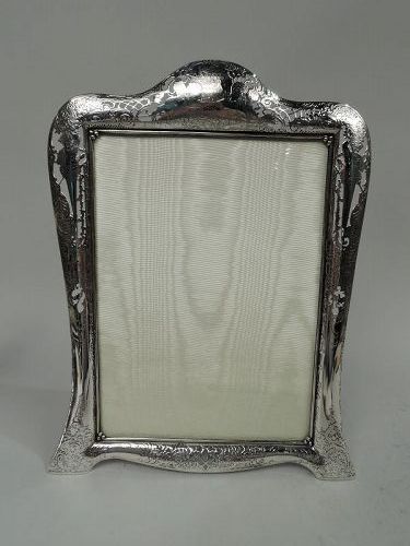 Antique Tiffany Victorian Classical Sterling Silver Picture Frame