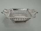 English Edwardian Neoclassical Sterling Silver Bowl by Garrard in 1908