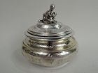 Austrian Classical Medallion Box with Sweet & Sentimental Finial