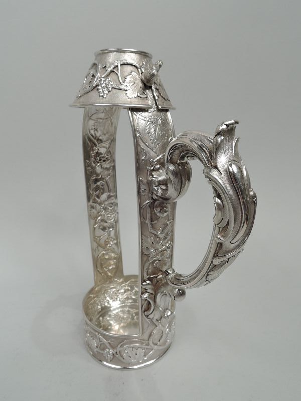 Antique French Belle Epoque Classical Silver Tea Urn (item #1472223)