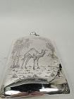 American Modern Sterling Silver Camel Flask