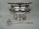 Rare Reed & Barton Francis I Sterling Silver Punchbowl with Ladle 1950