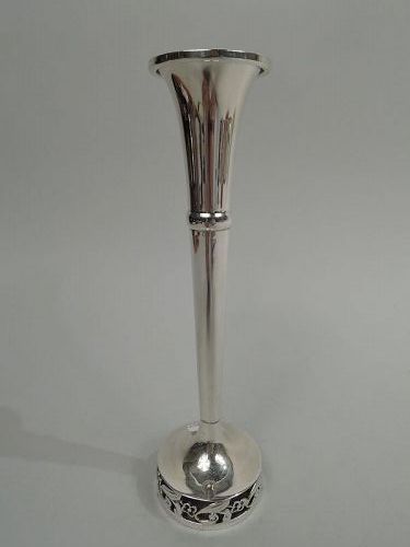 Cartier Midcentury Modern Sterling Silver Bud Vase