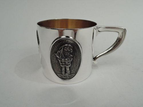 Gorham Victorian Classical Baby Cup in Medallion-Inspired Pattern