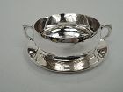 Cartier American Midcentury Modern Sterling Silver Sauce Bowl on Stand