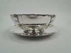 Tiffany American Art Deco Sterling Silver Tomato Bowl on Stand