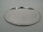 Tiffany Large and Modern Sterling Silver 15-Inch Party Platter