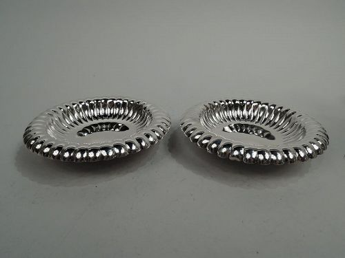 Pair of Antique Tiffany Victorian Classical Sterling Silver Bowls