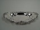 Antique American Edwardian Classical Sterling Silver Bread Tray