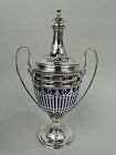 Antique Howard Edwardian Neoclassical Sterling Silver Covered Urn