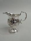 Pretty English Georgian Sterling Silver Creamer with Armorial 1761