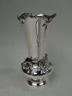 Pretty Antique American Victorian Sterling Silver Vase
