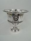 Traditional Neoclassical Sterling Silver Wine Cooler Urn