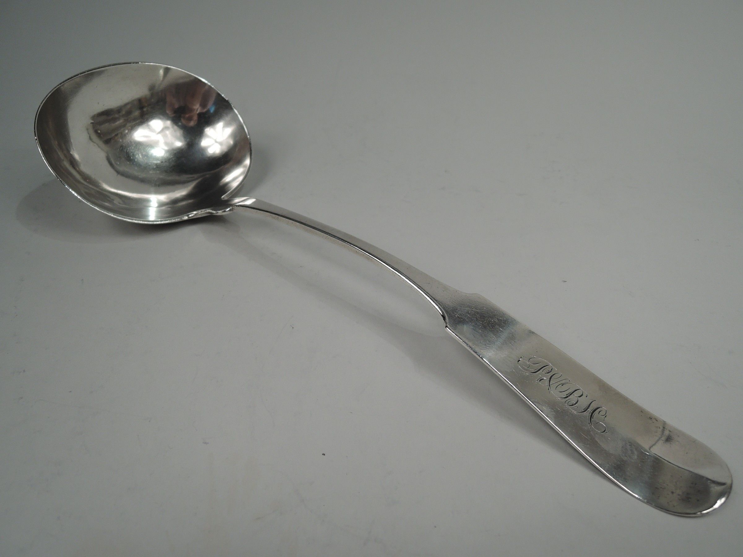 Gorham coin fashion silver mustard ladle