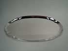 Pretty American Sterling Silver Oval Tray by Kalo in Chicago