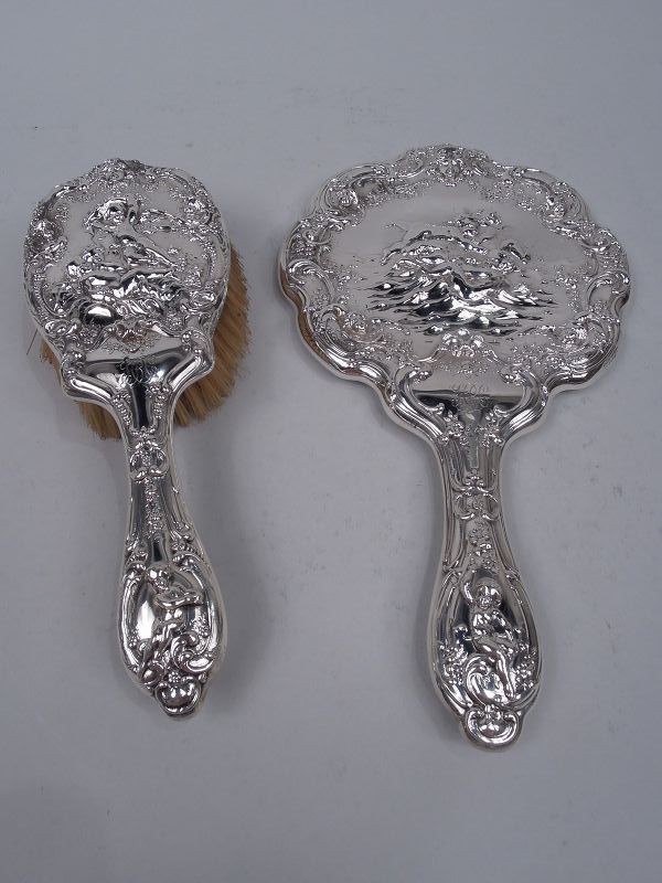 Sterling silver purchases vanity mirror