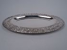 Kirk Baltimore Sterling Silver Oval Tray with Repousse Garland