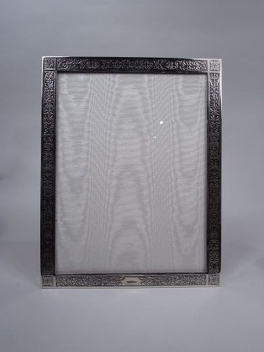 Antique Tiffany Renaissance Revival Sterling Silver Picture Frame